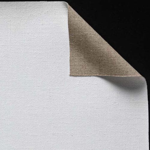Lot De 2 Toiles à Peindre Master Toiles - Lin Naturel Grain Moyen - Châssis Pin Massif - Fabrication Artisanale Française