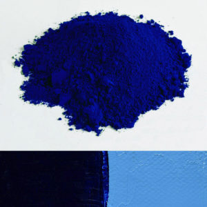 pigment bleu phtalocyanine lumière